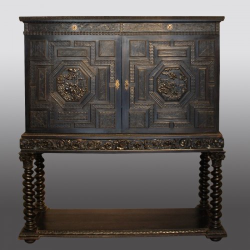 French ebony and ebonized wood Cabinet, Paris, first half 17th century