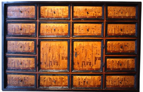 Cabinet en marqueterie, Augsbourg début du XVIIe siècle