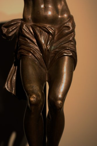 XVIe siècle et avant - Grand Christ en bronze, Italie XVIe siècle