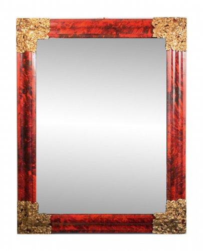 A 17th century Antwerpen tortoiseshell mirror