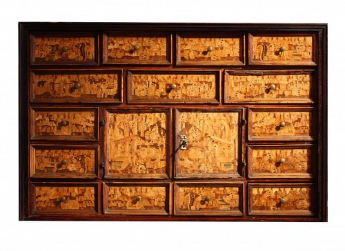 Cabinet en marqueterie, Augsbourg début du XVIIe siècle