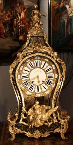 An 18th century Louis XV ormolu mounted Boulle marquetry bracket clock  - 