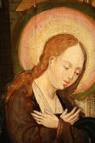 Antiquités - La nativité, école flamande du XVIe siècle