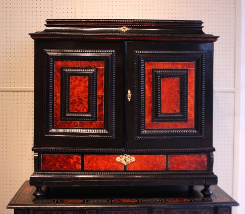 A 17th c Antwerp tortoiseshell cabinet - 