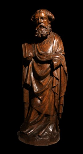 14th C. German Limewood Figure Of St Peter - 