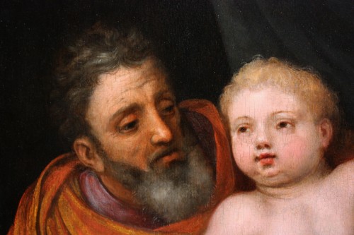 A 16th c. Antwerp school - Holy Family - Renaissance