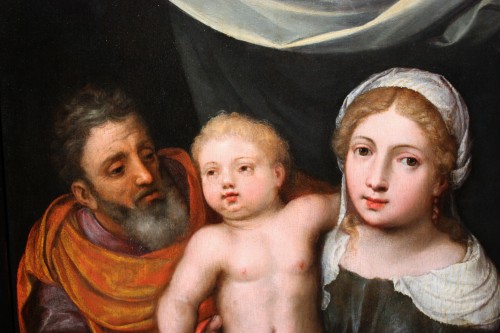 Antiquités - A 16th c. Antwerp school - Holy Family