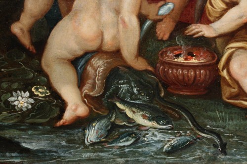 17th century - 17th c Allegory Of The Four Elements circle Of J. Brueghel And H. Van Balen