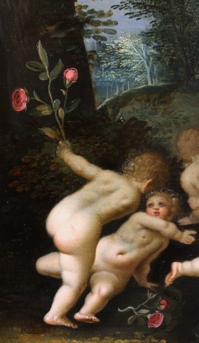 Paintings & Drawings  - Putti dancing - attributed to Hendrick van Balen