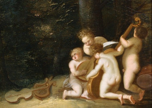 La danse des putti - attribué a H. van Balen (1575-1632) - Louis XIII