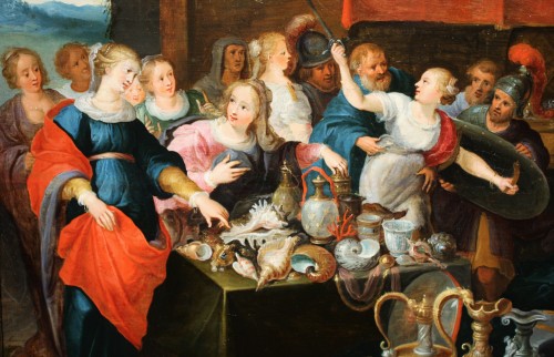 Les filles de Lycomède, atelier de Frans Francken le Jeune (1581-1642) - Galerie Nicolas Lenté