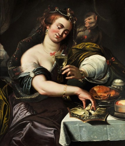 Allegory of Taste - Attributed to A. Janssens (1575-1632)