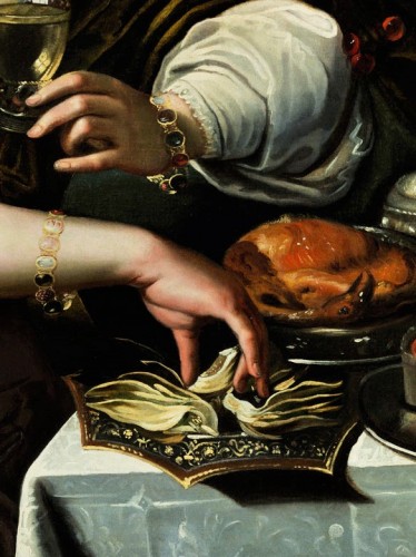 Allegory of Taste - Attributed to A. Janssens (1575-1632) - 