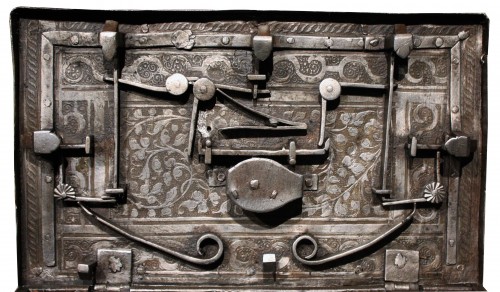 Renaissance - 16th C. Nuremberg Etched Iron Casket