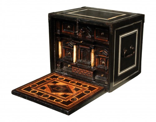 Late 16th C. Augsburg Inlaid Cabinet