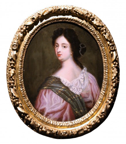 Portrait de Mme de Maintenon, suiveur de Pierre Mignard, XVIIe siecle