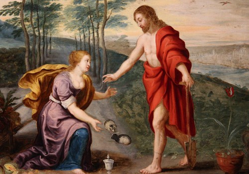 Louis XIII - Noli mi tangere, mid-17th c., circle Jan Brueghel et Peter Paul Rubens