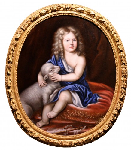 Portrait of Duc d’Anjou as a child, workshop of Pierre Mignard (1612-1695)