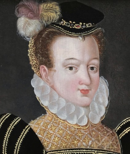 Paintings & Drawings  - Elisabeth of Austria, circle of  François Clouet, 16th Century