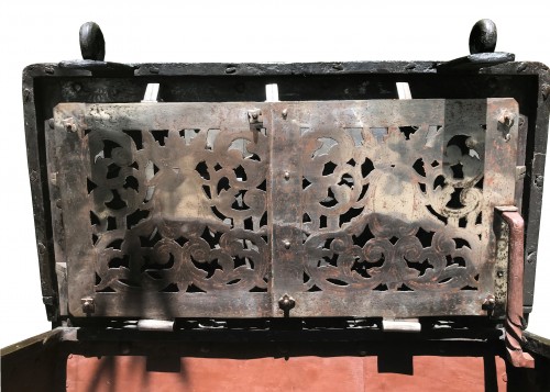 17th century - A 17th c. Nuremberg polychrome iron chest