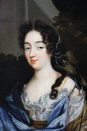 Portrait Of Louise De Keroualle, Attributed To Henri Gascard, Circa 1670 - Paintings & Drawings Style Louis XIV