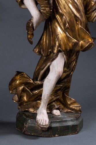Louis XIII - Paire d’anges céroféraires, XVIIe siècle Italie du Nord
