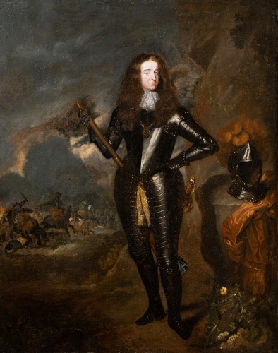 William III, Prince of Orange - Workshop C. Netscher (1668-1723) - Paintings & Drawings Style Louis XIV