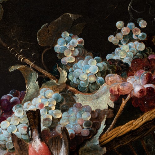 17th century - Still life with birds and raisins, workshop of Frans Snyders (1579-1657)