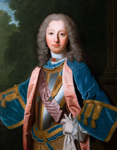 Louis d’Orléans, fils du Régent, atelier de Jean Ranc, vers 1720 - Tableaux et dessins Style Régence