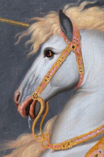 Equestrian portrait of Louis XIV, workshop of Réné-Antoine Houasse - 