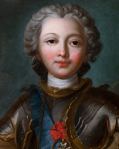 Duc de Penthièvre en amiral de France, atelier de J. M. Nattier, vers 1740 - Galerie Nicolas Lenté