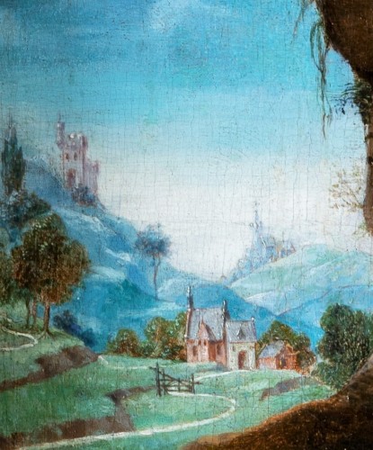 Saint Jérôme, Anvers vers 1550, entourage de Lambert Van Noort - Galerie Nicolas Lenté