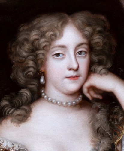 Portrait of Madame de Montespan, attributed to Henri Gascar, circa 1670 - Paintings & Drawings Style Louis XIV