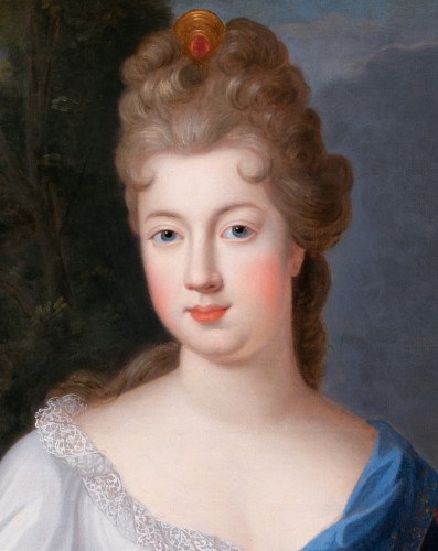 Tableaux et dessins Tableaux XVIIe siècle - Portrait de Françoise-Marie de Bourbon, attribué à Pierre Gobert, vers 1695