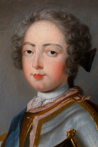 Paintings & Drawings  - Portrait of young Louis XV, cercle of J. B. Van Loo circa 1730