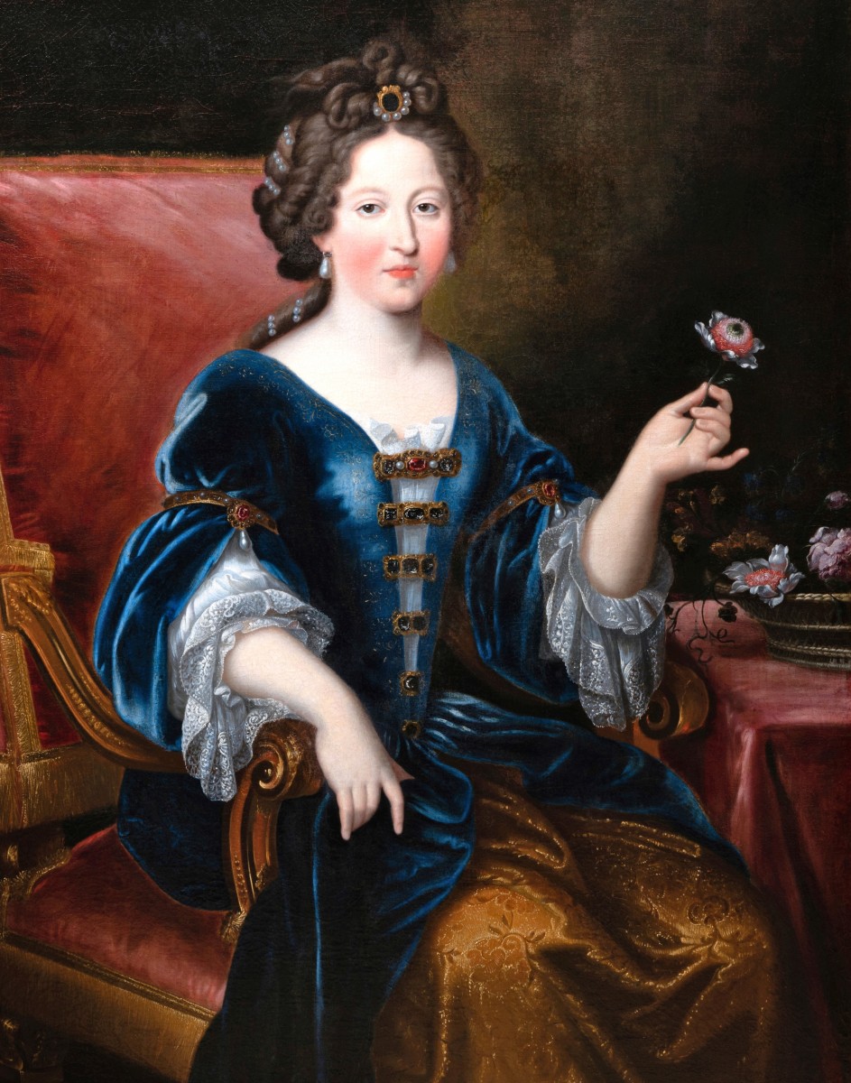 Portrait of Marie-Louise d'Orleans, attributed to Pierre Mignard - Ref.95735