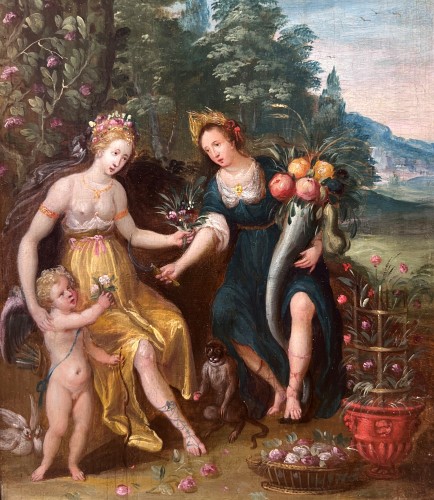 Paintings & Drawings  - Allegory of Spring and Summer, circle H. Van Balen