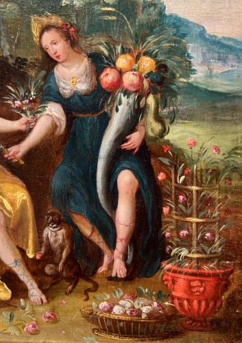 XVIIe siècle - Allégorie du printemps et de l’été, entourage de H. Van Balen