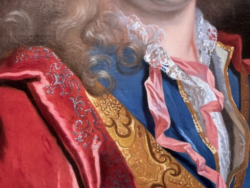 Antiquités - Portrait of a gentleman, workshop of Nicolas de Largilliere, circa 1690