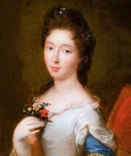 Double portrait of Philippe d’Orléans &amp; Françoise-Marie de Bourbon - 