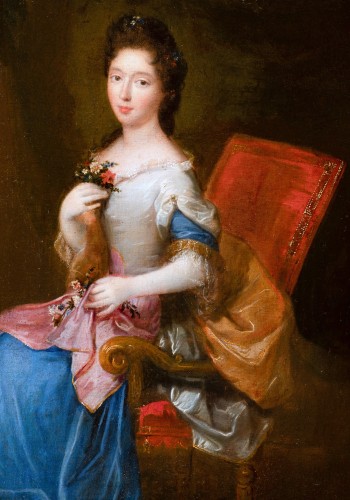 Louis XIV - Double portrait of Philippe d’Orléans &amp; Françoise-Marie de Bourbon