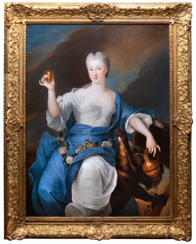 Portrait of Princess of Bourbon as Hebe, Pierre Gobert, circa 1730