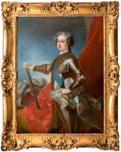 Louis XV in armour, workshop of J. B. Van Loo, c. 1730