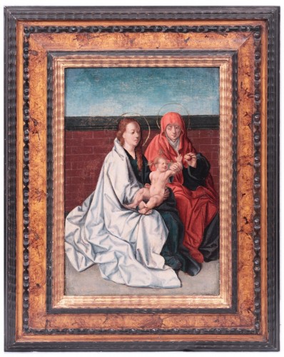 Virgin And Child with Saint Anne - Flemish Master circa 1520