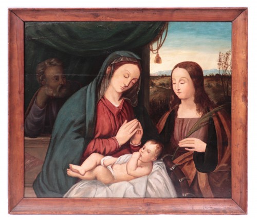 Francesco Rizzo Da Santacroce (1485-1545) - Holy Family