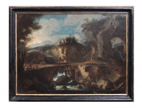 Pietro Montanini (1626-1689) - Les petites cascades de Tivoli