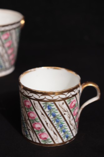 18th century - Porcelain Coffee Service, Paris &quot;Henri Florentin Chanou&quot; 18th Century