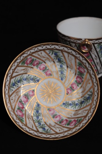 Porcelain Coffee Service, Paris &quot;Henri Florentin Chanou&quot; 18th Century - Directoire