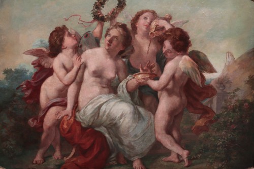XVIIIe siècle - Hébé, déesse de la jeunesse, école française du 19e siècle