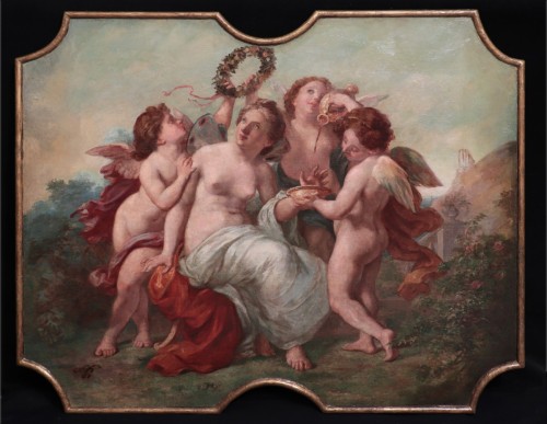 Hebe The Goddess Of Youth, French Painter of the 18th Century - Louis XV